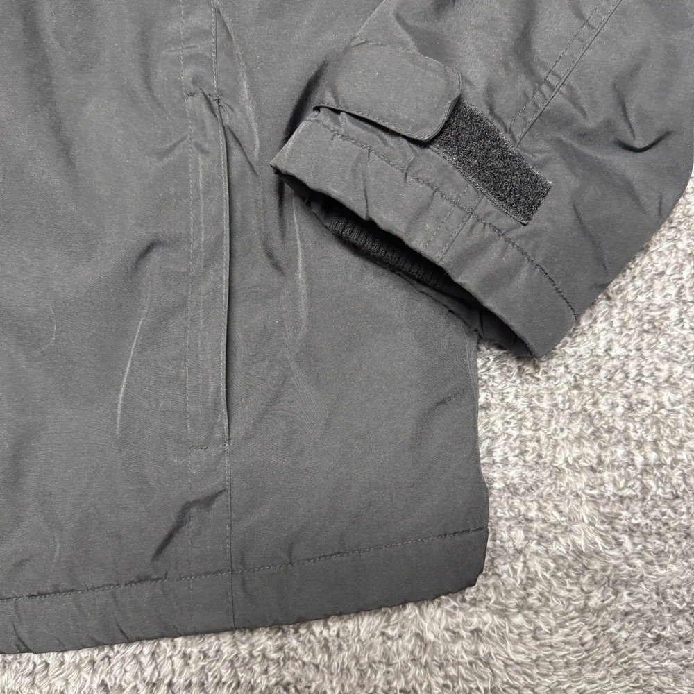 VTG‎ Old Navy Mens Hooded Winter Jacket Coat Size L Gray Fleece Lined Full Zip - Picture 5 of 9